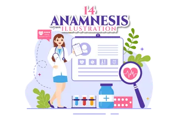 Anamnese-System Illustrationspack