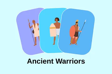 Ancient Warriors Illustration Pack