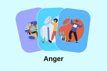 Anger Illustration Pack