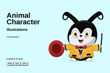 Animal Character Illustration Pack