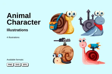 Animal Character Illustration Pack