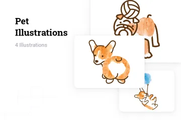 Animal de compagnie Pack d'Illustrations