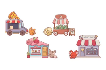 Animal Shop Illustration Pack