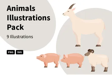 Animaux Pack d'Illustrations