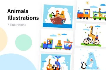 Animaux Pack d'Illustrations