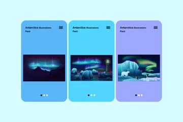 Antarctique Pack d'Illustrations