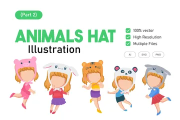 Anthropomorphic Animals Illustration Pack