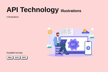 API Technology Illustration Pack