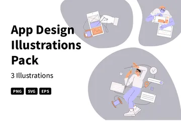 App Design Illustration Pack