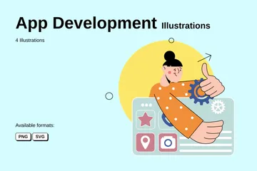 App Development Illustration Pack
