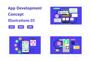 App Development Illustration Pack