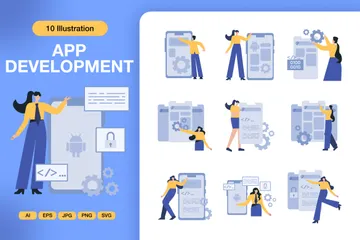 App Development Illustration Pack