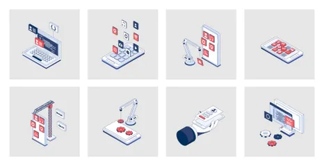 App Development Illustration Pack