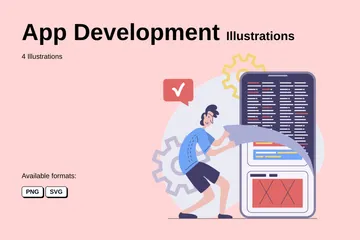 App Development Illustration Pack