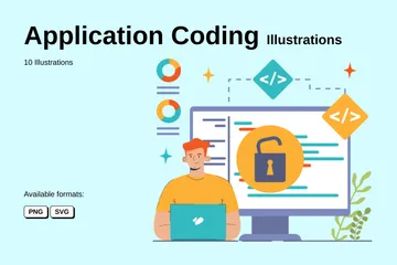 Application Coding Illustration Pack