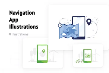 Application de navigation Pack d'Illustrations