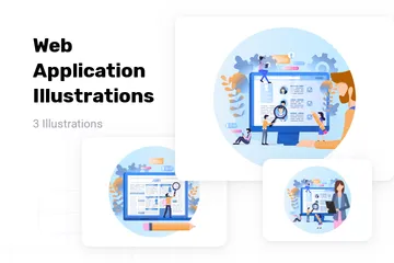 Application Web Pack d'Illustrations