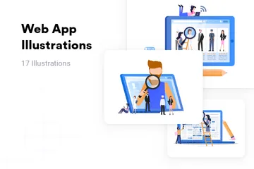 Application Web Pack d'Illustrations