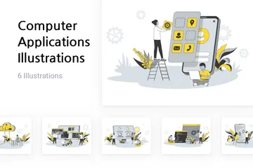 Applications informatiques Pack d'Illustrations