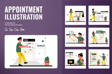 Appointment Illustration Pack