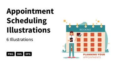 Appointment Scheduling Illustration Pack