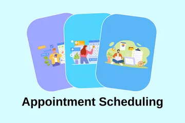 Appointment Scheduling Illustration Pack