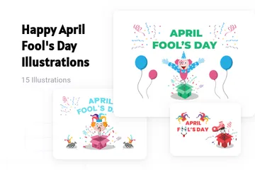April, April Illustrationspack