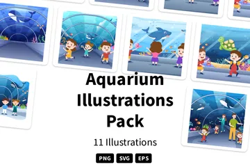 Aquarium Pack d'Illustrations