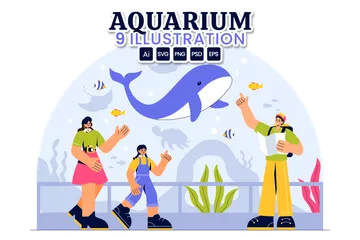 Aquarium Illustration Pack