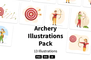 Archery Illustration Pack