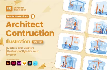 Architect Construction Illustration Pack