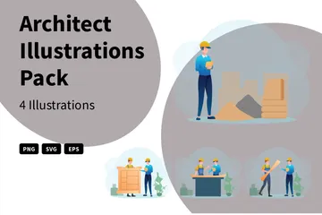 Architecte Pack d'Illustrations