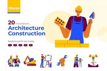 Construction architecturale Pack d'Illustrations