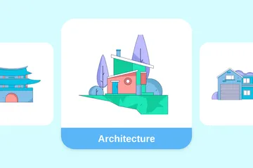 Arquitetura Pacote de Ilustrações