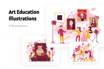 Art Education Illustration Pack