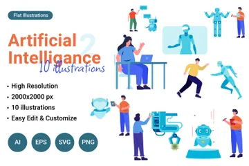 ARTIFICIAL INTELLIGANCE Part 2 Illustration Pack