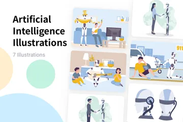 Artificial Intelligence Illustration Pack