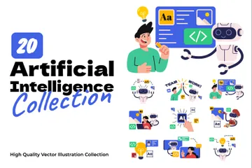 Artificial Intelligence Illustration Pack