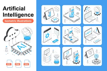 Artificial Intelligence Illustration Pack