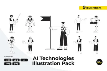 Artificial Intelligence Illustration Pack