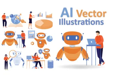Artificial Intelligence Illustration Pack