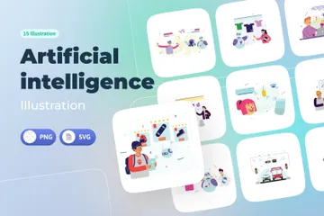 Artificial Intelligence Illustration Pack