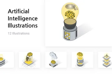 Artificial Intelligence Illustration Pack