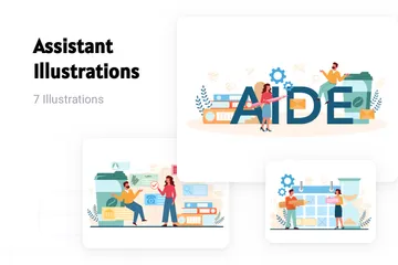 Assistant Illustration Pack