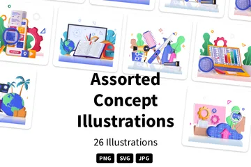 Assorted Concept Illustration Pack