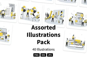 Assorted Illustration Pack