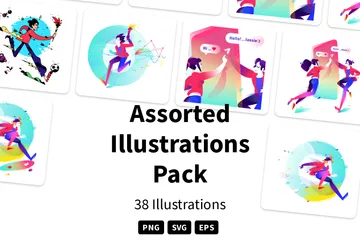 Assorti Pack d'Illustrations