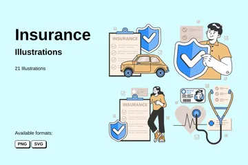 Assurance Pack d'Illustrations