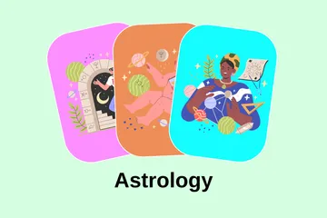 Astrologie Pack d'Illustrations