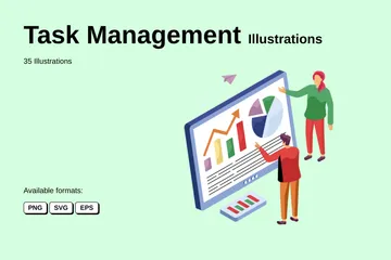 Aufgabenmanagement Illustrationspack